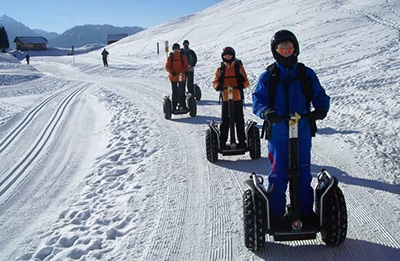 Segway Abenteuer / Winterevent-Konzept: