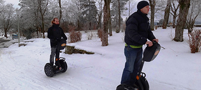 Segway Abenteuer / Winterevent-Konzept: